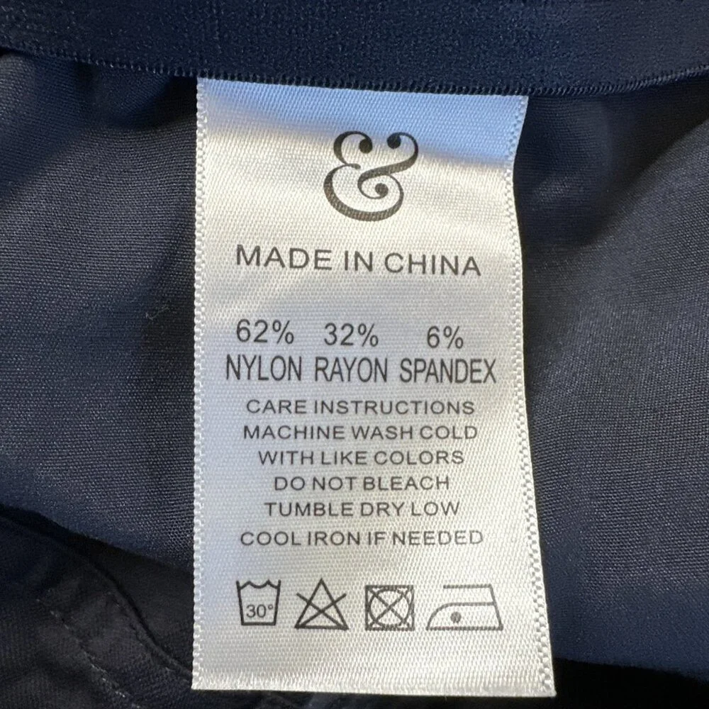 Collars and & Co CEO Tech Pull On Pants Navy 32x30‎ NEW Stretch Golf Athleisure